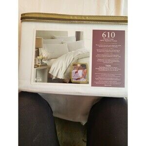 Biltmore Twin Egyptian 100% Cotton White Sheet Set. NEW in Package